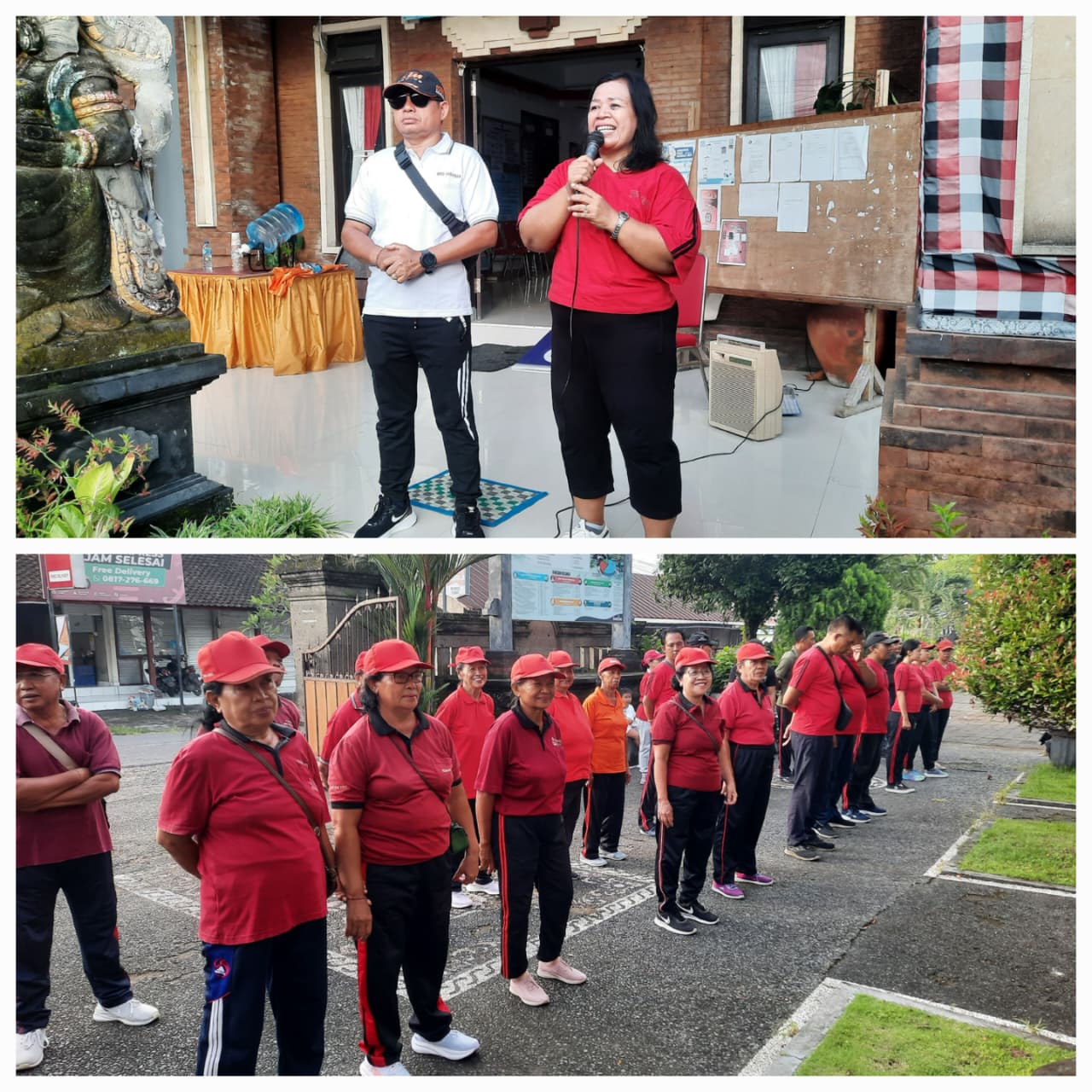 MEMPERINGATI HARI DESA, LANSIA TRESNA DHARMA WERDHA DESA GUBUG MELAKSANAKAN GIAT JALAN SEHAT
