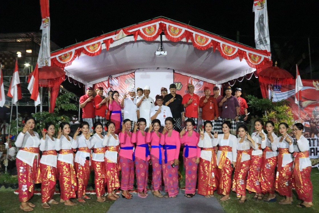 Bupati Tabanan Hadiri Rangkaian Kegiatan HUT RI ke 77 dan HUT Desa Gubug ke 101