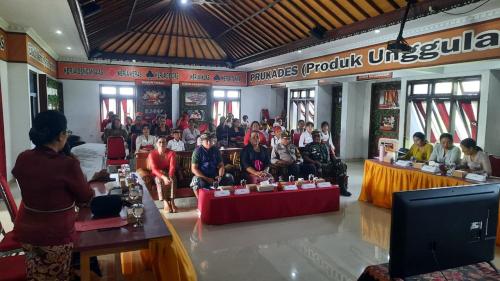 BULAN BAHASA BALI VIII TAHUN 2026,  DESA GUBUG LESTARIKAN AKSARA DAN SASTRA SEJAK  DINI